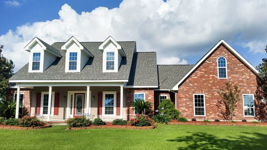 Home with Window and Door Replacement