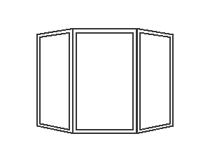 bay window with casement